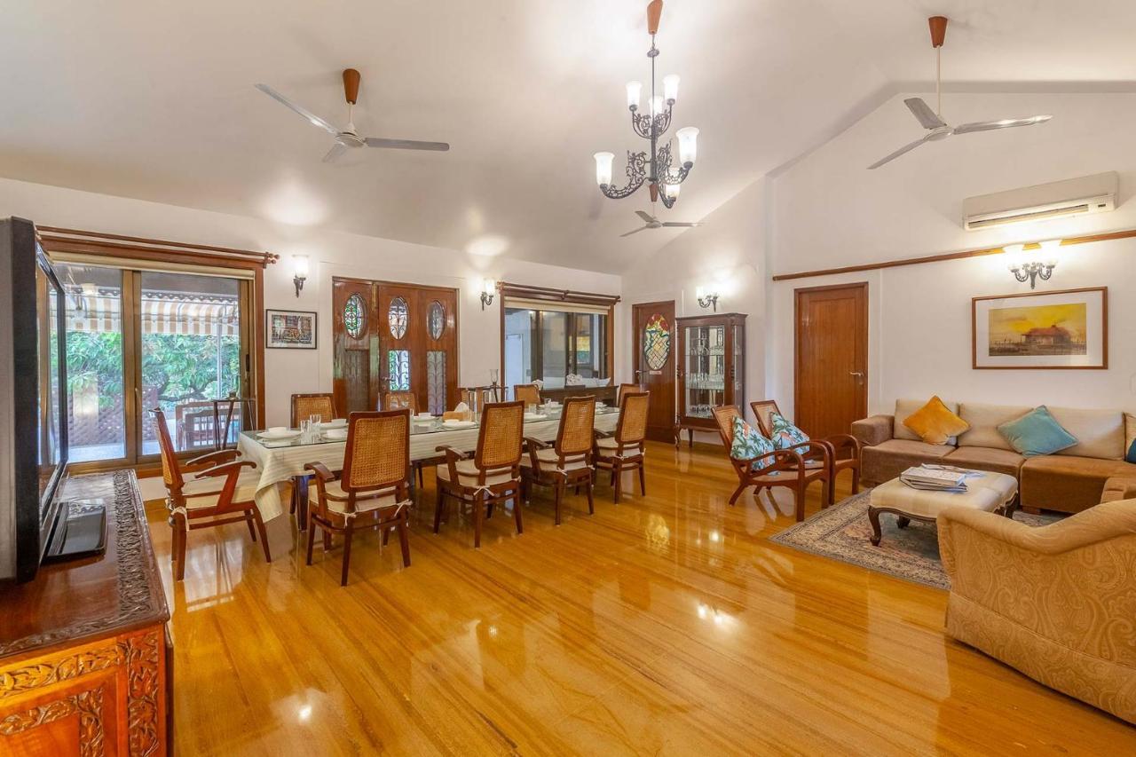 אליבג Stayvista'S Casa Palmera - Pet-Friendly Villa With Pool, Garden With Gazebo, And Indoor & Outdoor Games מראה חיצוני תמונה