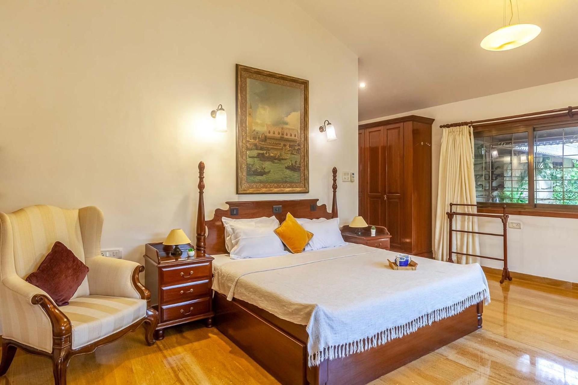 אליבג Stayvista'S Casa Palmera - Pet-Friendly Villa With Pool, Garden With Gazebo, And Indoor & Outdoor Games מראה חיצוני תמונה