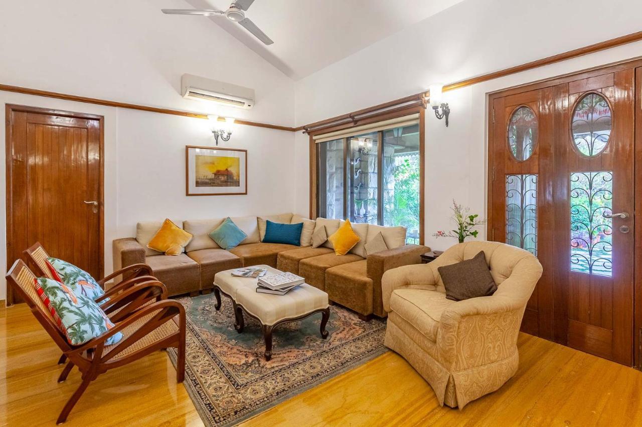 אליבג Stayvista'S Casa Palmera - Pet-Friendly Villa With Pool, Garden With Gazebo, And Indoor & Outdoor Games מראה חיצוני תמונה